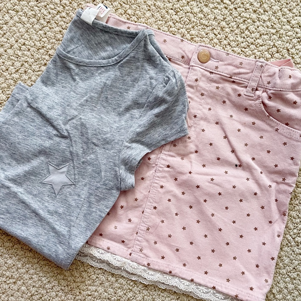H&M top & skirt bundle